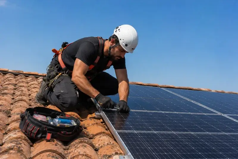 Maintenance et monitoring de panneaux solaires à Solre-le-Château
